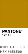 PANTONE 125 C