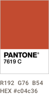 PANTONE 7619 C