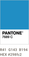 Newell Blue: PANTONE 7689 C